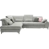 Set One by Musterring Eckcouch Polyester 3-Sitzer Grau