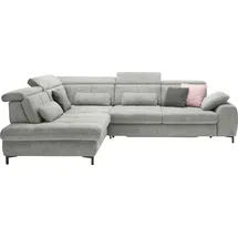 Set One by Musterring Eckcouch Polyester 3-Sitzer Grau