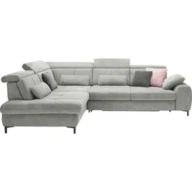 Set One by Musterring Eckcouch Polyester 3-Sitzer Grau