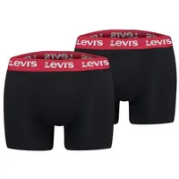 Levi's LEVIS Boxershorts rot / schwarz / weiß L 2er Pack