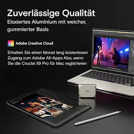 Crucial X9 Pro 4 TB USB 3.2 Beige CT4000X9PROMACSSD9B