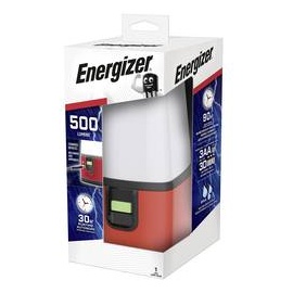 Energizer E304157700 360° Camping LED Camping-Laterne 500lm batteriebetrieben Rot/Schwarz