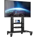 ONKRON TS2771-B TV-Rack 40-80 Zoll 700x400 cm Schwarz Aluminium/Stahl