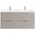 vente-unique Waschbeckenunterschrank hängend 120 x 57 x 46 cm Beige