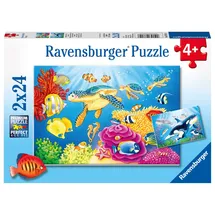 Ravensburger Kunterbunte Unterwasserwelt 2 X 24 Teile
