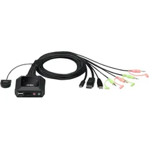 ATEN CS52DP 2-Port USB-C-DisplayPort-Kabel KVM Switch