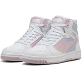 Puma Sneaker »REBOUND V6 MID BLURRY DREAMS JR« PUMA PUMA White-Rose Mauve-Cool Weather