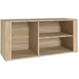 vidaXL Sonoma-Eiche 100 x 35 x 45 cm beige / beige