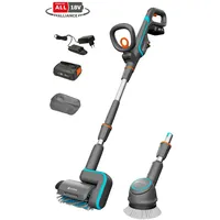Gardena Akku-Multi-Reiniger AquaBrush Universal 18V grau