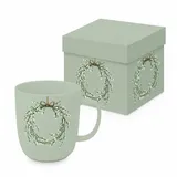 ppd Tasse Springtime Wreath Matte Mug 400 ml, New Bone China grün