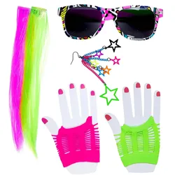 80er Jahre Partygirl Verkleidungsset - OS