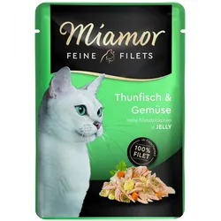 MIAMOR Feine  Filets Thunfisch mit Gemüse Beutel 12x100 g