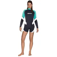 Mares Rash Guard Damen Schwarz/Grün/Weiß 2XL
