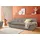 DOMO collection 3-Sitzer DOMO COLLECTION "Lagoa, moderne Sitzheftung, bequem und komfortabel", braun (schlamm), B:232cm H:76cm T:96cm, Sofas, frei im Raum stellbar, in großer Farbauswahl