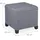 Relaxdays Sitzhocker mit Stauraum 45 x 42 x 45 cm Grau
