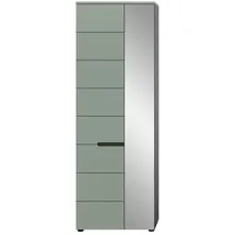 xonox.home Canu Garderobenschrank 190x65x37 grau, grün