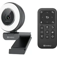 Sandberg Streamer USB Webcam Pro Elite Schwarz