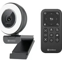 Sandberg Streamer USB Webcam Pro Elite Schwarz
