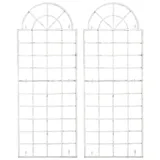 CLP Rankgitter Viva 2er Set 60 x 30 cm Antik Weiß