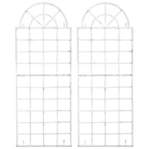 CLP Rankgitter Viva 2er Set 60 x 30 cm Antik Weiß