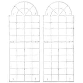CLP Rankgitter Viva 2er Set 60 x 30 cm Antik Weiß