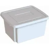 SUNWARE Aufbewahrungsbox Nesta inkl. Deckel 0,4 L silber