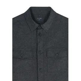 Olymp Hemdjacke Overshirt Blau M