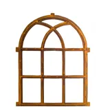 aubaho Nostalgie Stallfenster Fenster 72x58cm Eisen Eisenfenster antik Stil Rost Rahmen