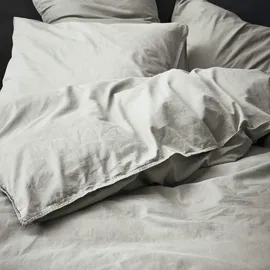 Essenza Bettwäsche Guy Uni Einfarbig Baumwolle Schlicht Elegant Bunt Renforcé, Größe:Zusatzkissenbezug 40x80 cm, Farbe:Stone