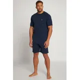 Jp1880 Schlafanzug T-Shirt Shorts Blau 6XL