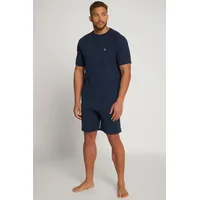 Jp1880 Schlafanzug T-Shirt Shorts Blau 6XL