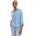 DENIM Damen Gr M 38 weiß blau weiß gestreift Single Jersey Obermaterial 58 Viskose 38 Polyester 4 Elasthan gestreift loose fit normal Rundhals verstellbar mit Bindeband Shirts 3/4-Arm-Shirt in feiner Rippoptik