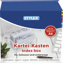 Stylex Karteikasten DIN A8 100 St.