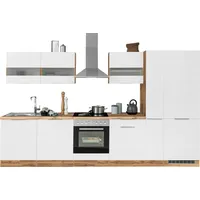 kochstation Küchenzeile KS-Luhe 330 cm weiß