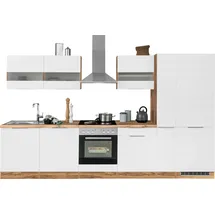 kochstation Küchenzeile KS-Luhe 330 cm weiß