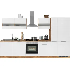 kochstation Küchenzeile KS-Luhe 330 cm weiß