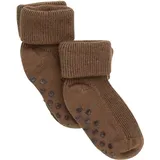MINYMO Baby rib Sock w. ABS (2-pack) coffee liquer (281) 15\18