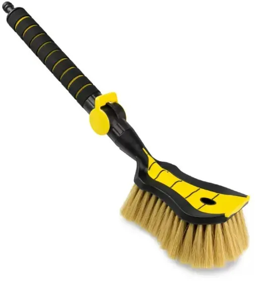 Hochwertige Premium‐Bürste zum Waschen oder für die Wäsche mit integriertem Schlauchanschluss und Einstellventil, 54 cm, Tom‐PaR