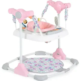Moni Hopser Hop Fußstütze Musik höhenverstellbar 360 drehbarer Sitz Spielcenter rosa