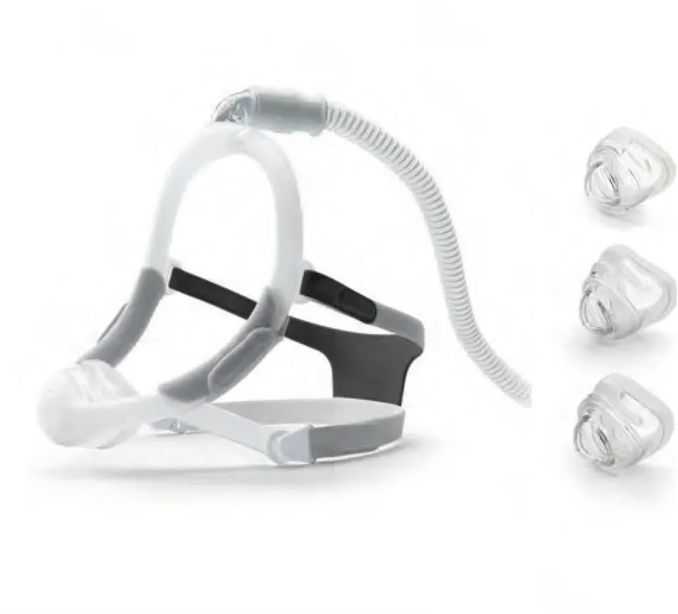 Philips DreamWisp mit einem Maskenkissen, Nasal Atemmaske GRÖSSE:Smit Ausatemventil und Kopfband