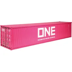 Seefracht Container 40ft ONE magenta Modell von NZG 1:18