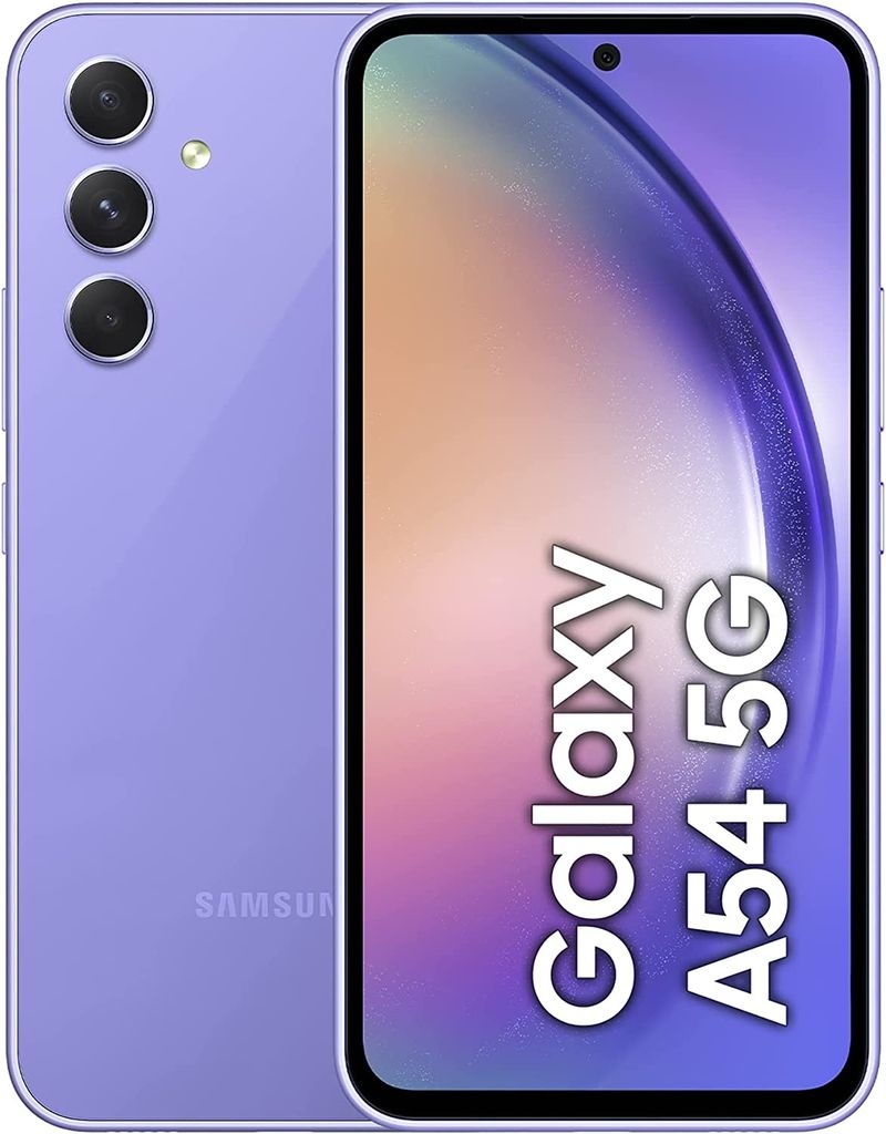 Samsung Galaxy A54 Unlocked Android Smartphone 256GB Awesome Violet, Non-EU