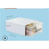 360Home Schuhboxen transparent stapelbar Schuhaufbewahrung Box Schuhregal