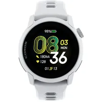 COROS Pace 4 GPS 43 mm Silikonarmband Weiß 22 mm