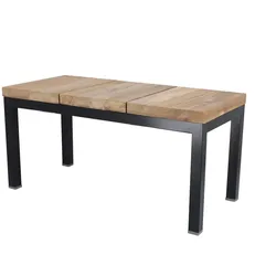 Outdoor Beistelltisch Lux Lounge schwarz