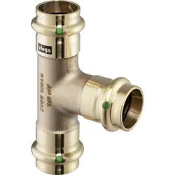Viega Sanpress 2218 T-Stück Reduziert 22 x 15 x 15mm ,Siliziumbronze 121600