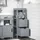 SoBuy Badezimmerschrank 30 x 90 x 30 cm Grau