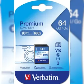 Verbatim SDXC 64GB Class 10 UHS-I
