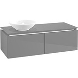 Villeroy & Boch Legato Waschtischunterschrank für ein Waschbecken L | 2 Auszüge | Breite 1200 mm##Mit LED-Beleuchtung Für .. B579L0FP