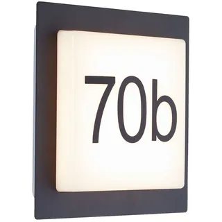 Lightbox LED Außenwandlampe mit 1100 lm & Weiß